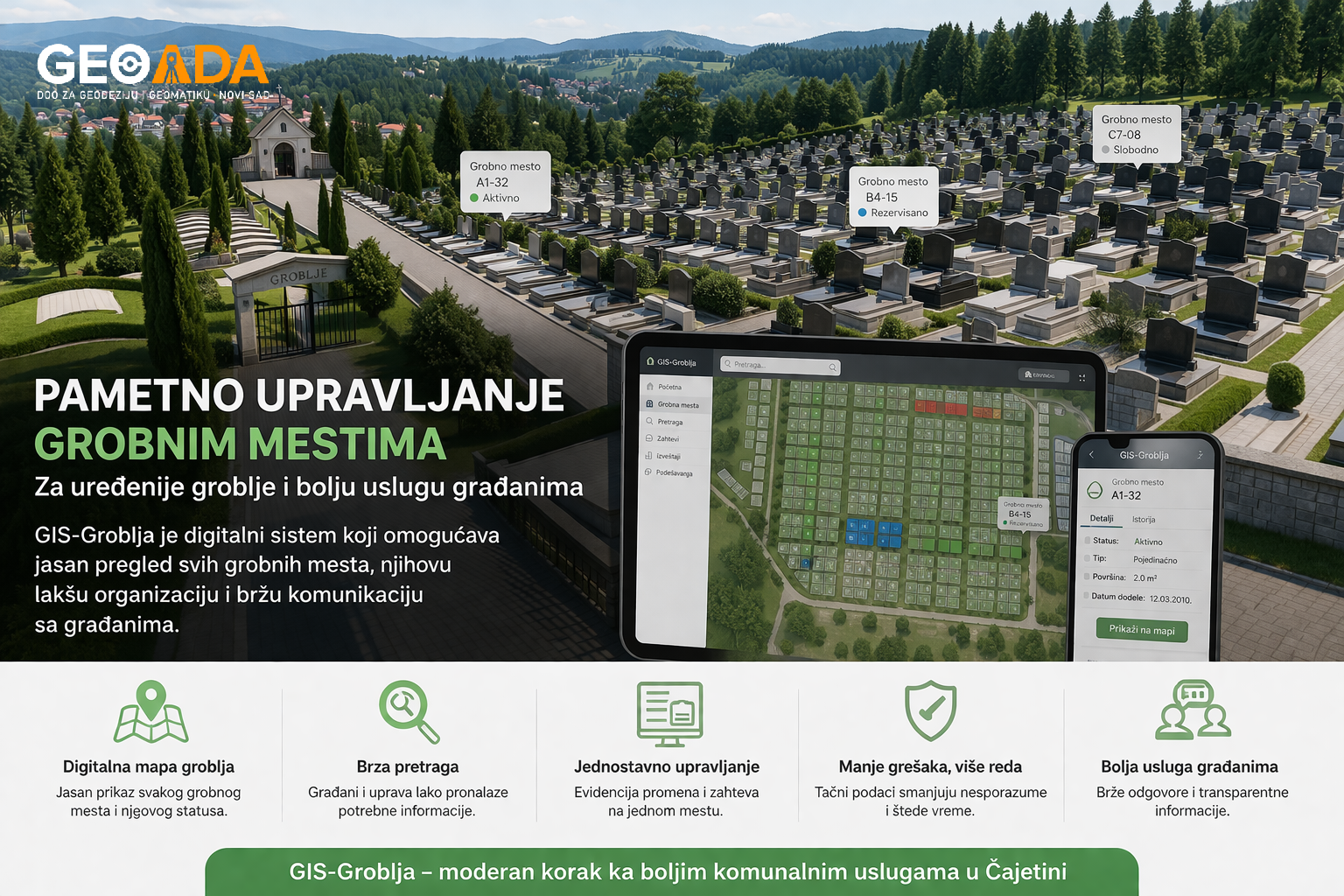 ДИГИТАЛИЗАЦИЈА УПРАВЉАЊА ГРОБЉИМА